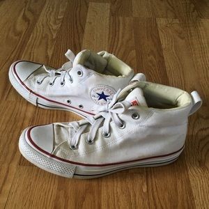 White Chuck Taylor Mid Top